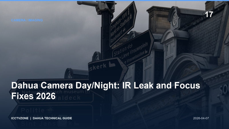 Dahua Camera Day/Night: IR Leak and Focus Fixes 2026