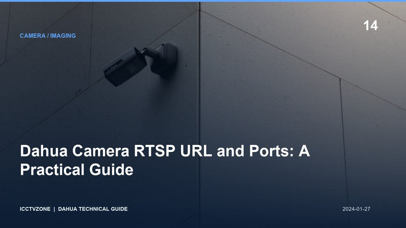 Dahua Camera RTSP URL and Ports: A Practical Guide