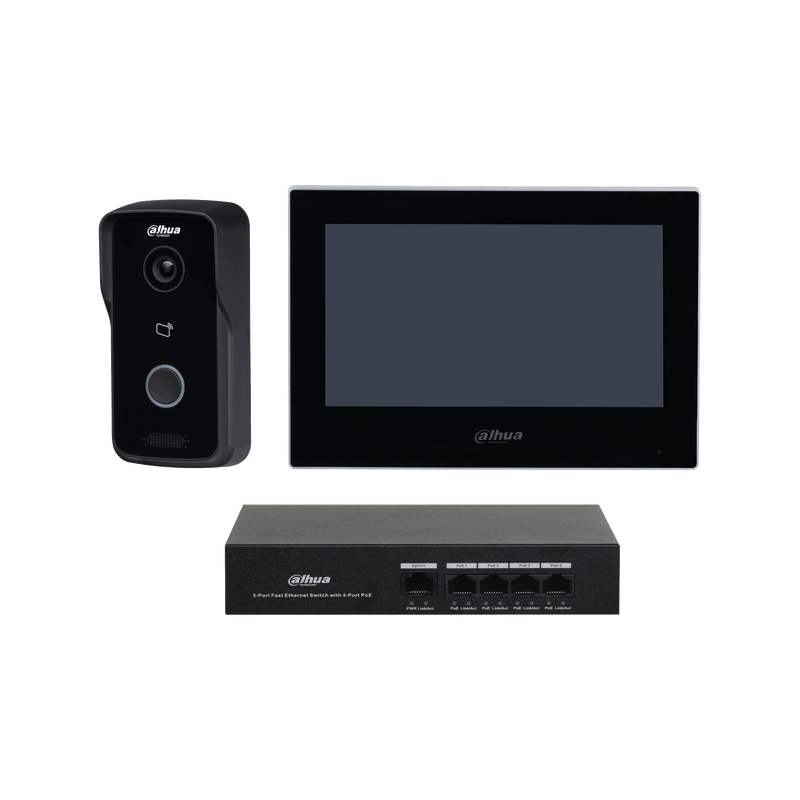 Dahua KTP03 IP Indoor Monitor & Villa Station Video Intercom Kit
