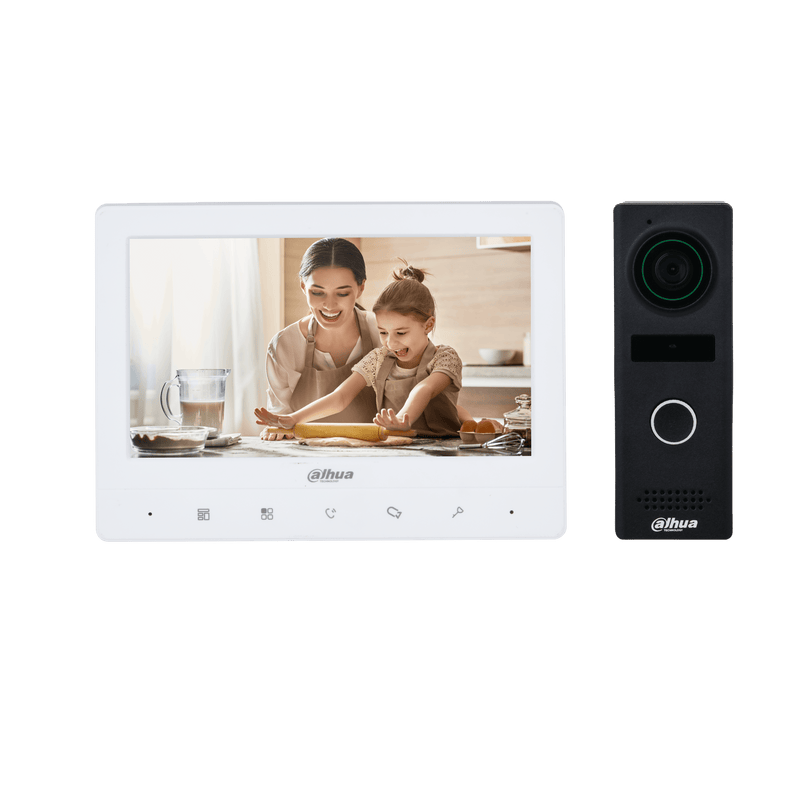 Dahua KTA03M 4-Wire Analog Video Intercom Kit with 7" TFT Monitor