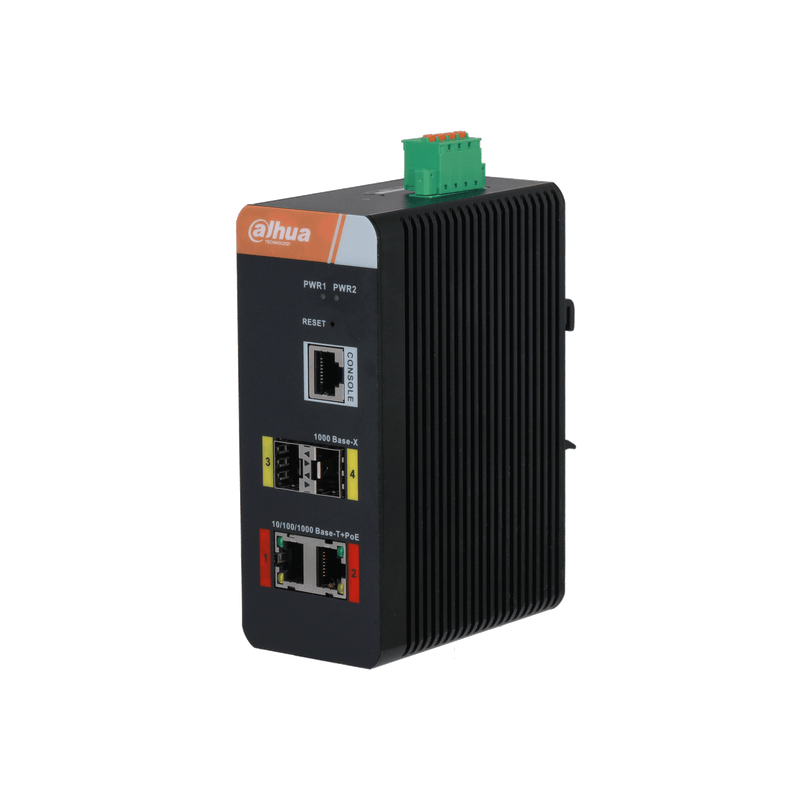 Dahua IS4204-2GT-120 4-Port Gigabit Managed Industrial PoE Switch