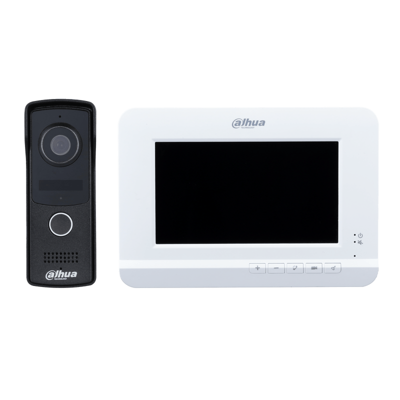 Dahua KTA01 4-Wire Indoor Monitor Kit with 7-Inch Screen Video Intercom