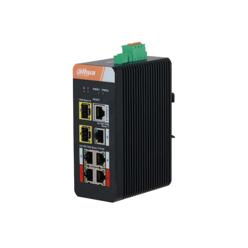 Dahua IS4207-4GT-120 7-Port Gigabit Industrial Managed PoE Switch