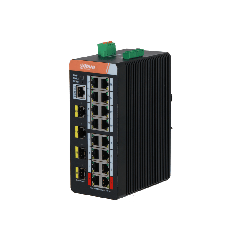 Dahua IS4420-16GT-240 20-Port Managed Industrial Gigabit PoE Switch