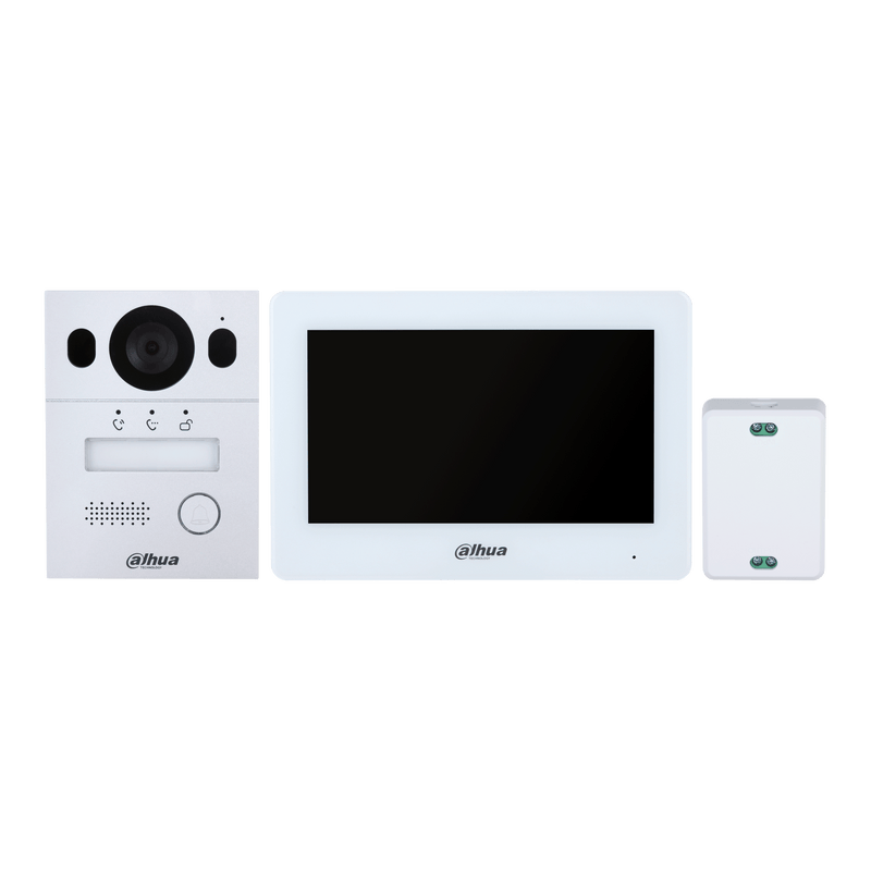 Dahua KTX01 2-Wire Wi-Fi Hybrid Video Intercom Kit with 7" Indoor Monitor