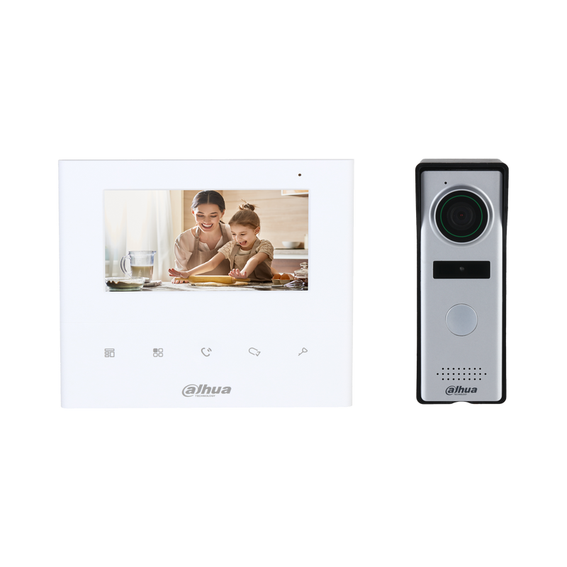 Dahua KTA04 Video Intercom Kit with 4.3" Indoor Monitor and 1.3 MP Outdoor Station
